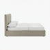 Trifle Taupe Velvet Ottoman King Size Bed Frame