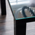 Clear Tempered Glass Dining Table Top Protector Topper-120x70cm Topper