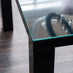 Clear Tempered Glass Dining Table Top Protector Topper-120x70cm Topper