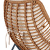 Tahiti Beige Rattan Indoor / Outdoor Chair with Footstool