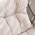 Tahiti Grey Rattan Garden Chair with Footstool
