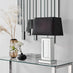 Talia Mirror and Black Table Lamp