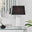 Talia Mirror and Black Table Lamp
