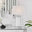 Talia Mirror and White Table Lamp