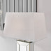 Talia Mirror and White Table Lamp