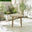 Tari Wood 4 Seat Round Garden Dining Table