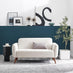 Teddy White Boucle 2 Seater Sofa