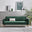 Teddy Green Velvet 3 Seater Sofa