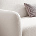 Teddy White Boucle Arm Chair