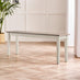 Salcombe Extending Light Grey Wooden Table with 2 Whitby Chairs & 2 Large Benches