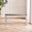 Tenby Whitewashed &Grey Solid Wood Small Dining Bench