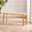 Tenby Oak Effect Solid Wood Large Dining Bench
