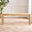 Tenby Oak Effect Solid Wood Large Dining Bench