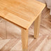 Tenby Oak Effect Solid Wood Large Dining Bench