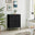 Teksi Black Metal 6 Drawer Locker Cabinet Sideboard