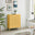 Teksi Mustard Yellow Metal 6 Drawer Locker Cabinet Sideboard