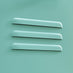 Teksi Light Blue Metal 6 Drawer Locker Cabinet Sideboard