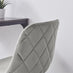 Tessa Grey Velvet Office Chair
