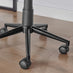 Tessa Grey Velvet Office Chair