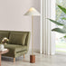 Theo White & Wood Standing Floor Lamp