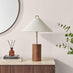 Theo White & Wood Table Lamp