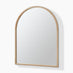 Valerie Oak Wood Medium 100x80cm Overmantle Arch Mirror