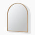Valerie Oak Wood Medium 100x80cm Overmantle Arch Mirror