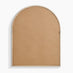 Valerie Oak Wood Medium 100x80cm Overmantle Arch Mirror