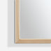 Valerie Oak Wood Medium 100x80cm Overmantle Arch Mirror