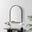 Valerie Walnut Wood Medium 100x80cm Overmantle Arch Mirror