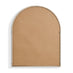 Valerie Walnut Wood Medium 100x80cm Overmantle Arch Mirror
