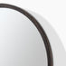 Valerie Walnut Wood Medium 100x80cm Overmantle Arch Mirror