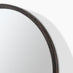 Valerie Walnut Wood Medium 100x80cm Overmantle Arch Mirror