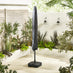 Vertical Cream Garden Parasol Only (No Base)