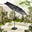 Vertical Grey Garden Parasol & Base Set