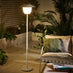 Veya White Solar Outdoor Floor Light