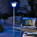 Veya White Solar Outdoor Floor Light