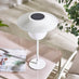Veya White Solar Outdoor Table Light