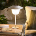 Veya White Solar Outdoor Table Light