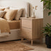 Vienne 2 Drawer Oak Wood Effect Bedside Table