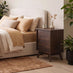Vienne 2 Drawer Walnut Wood Effect Bedside Table