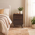 Vienne 2 Drawer Walnut Wood Effect Bedside Table
