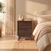 Vienne 2 Drawer Walnut Wood Effect Bedside Table