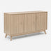 Vienne Oak Wood Effect 3 Door Sideboard