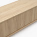 Vienne Oak Wood Effect 3 Door Large Storage TV Stand