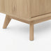 Vienne Oak Wood Effect 3 Door Large Storage TV Stand