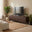 Vienne Walnut Wood Effect 4 Door Large Storage TV Stand