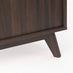 Vienne Walnut Wood Effect 3 Door Large Storage TV Stand