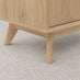 Vienne Oak Wood Effect 1 Door and 3 Drawer Sideboard