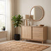 Vienne Oak Wood Effect 1 Door and 3 Drawer Sideboard